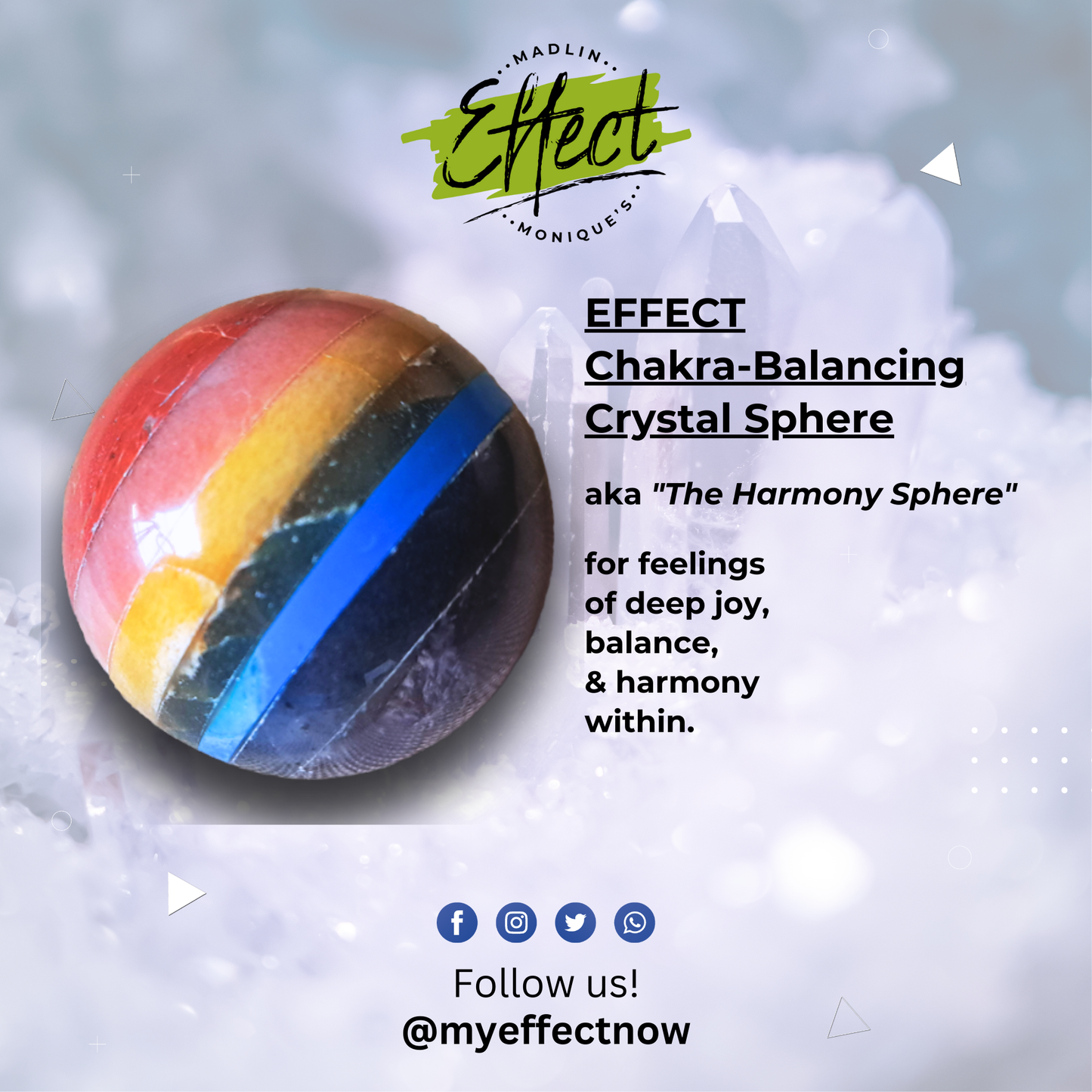 EFFECT Chakra-Balancing Crystal Sphere