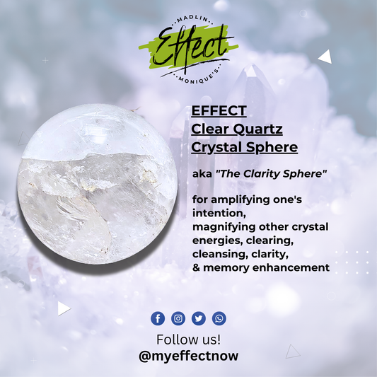 EFFECT Clear Quartz Crystal Sphere