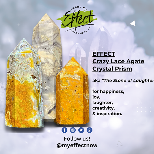 EFFECT Crazy Lace Agate Crystal Prism