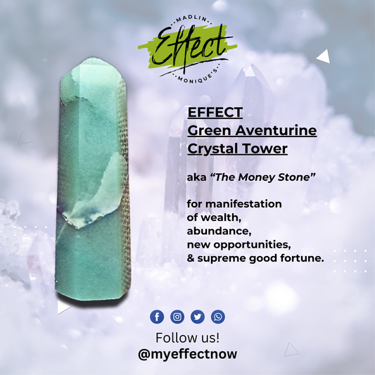 EFFECT Green Aventurine Crystal Tower