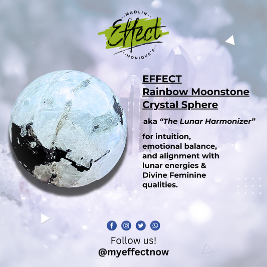 EFFECT Rainbow Moonstone Crystal Sphere