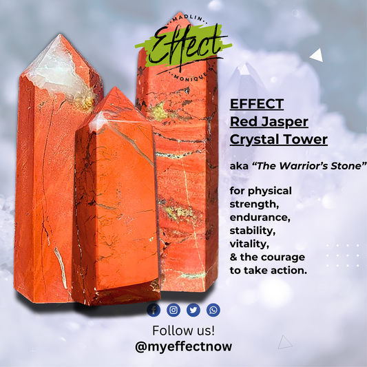 EFFECT Red Jasper Crystal Tower