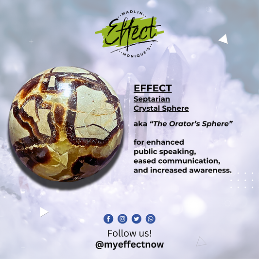 EFFECT Septarian Crystal Sphere