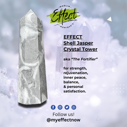 EFFECT Shell Jasper Crystal Tower