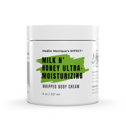 Milk n' Honey Ultra-Moisturizing Whipped Body Cream with Vitamin E (8 oz.)